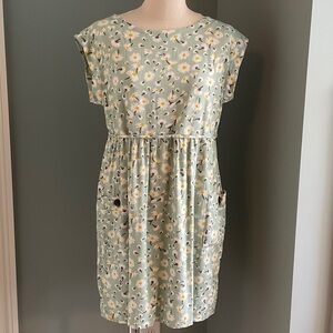 Monteau Mint Floral Dress NWT
